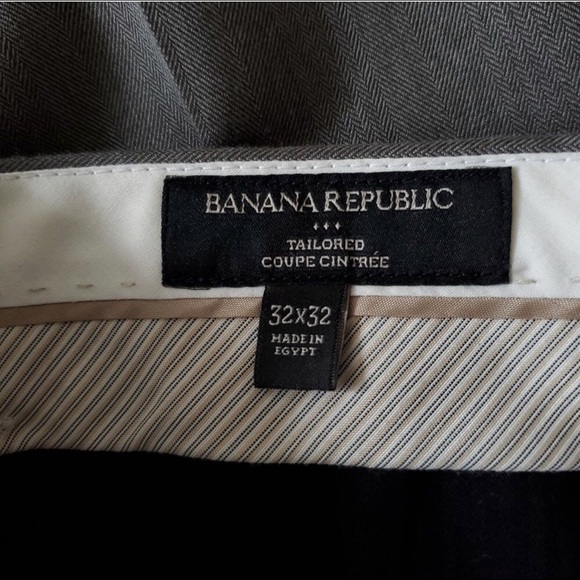 Banana Republic Pants Trousers Tailored Gray Brown - Picture 6 of 10